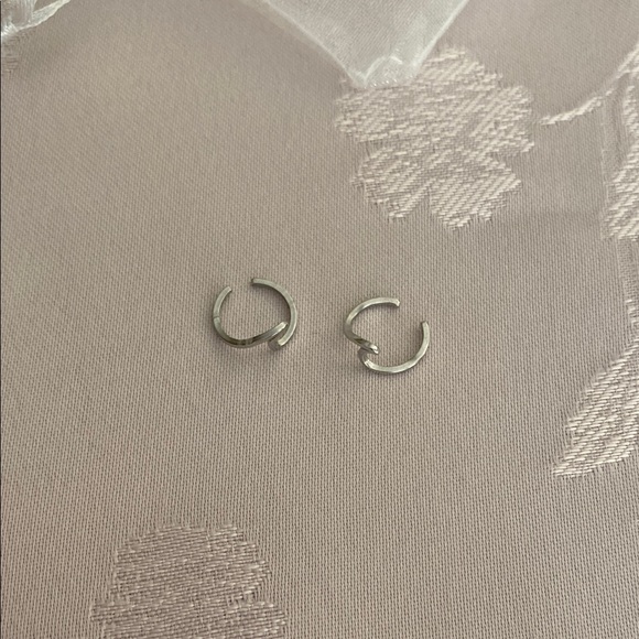 Pair of Silver Ear Cuffs - Picture 2 of 7